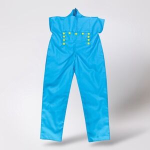 The Costume Shop Vintage Halloween Pants Blue Costume Jumpsuit Mens Size‎ XL